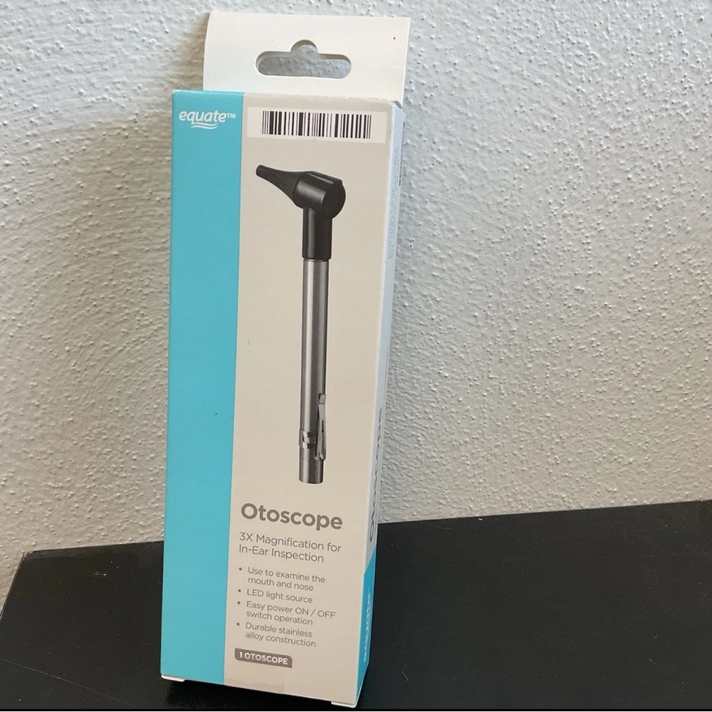 Equate Otoscope 3X Magnification For In Ear, Mouth & Nose Inspection